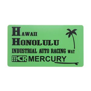 マーキュリー ステッカー アメリカン ブランド おしゃれ 車 スーツケース バイク かっこいい カーステッカー ハワイ MERCURY HONOLULU｜planfirst