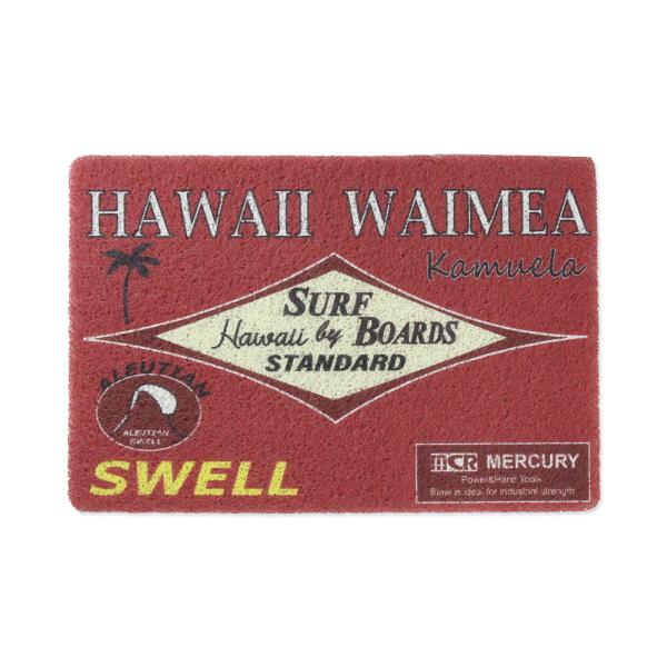 マーキュリー 玄関マット 屋外 室内 滑り止め おしゃれ フロアーマット アメリカン サーフィン イ...