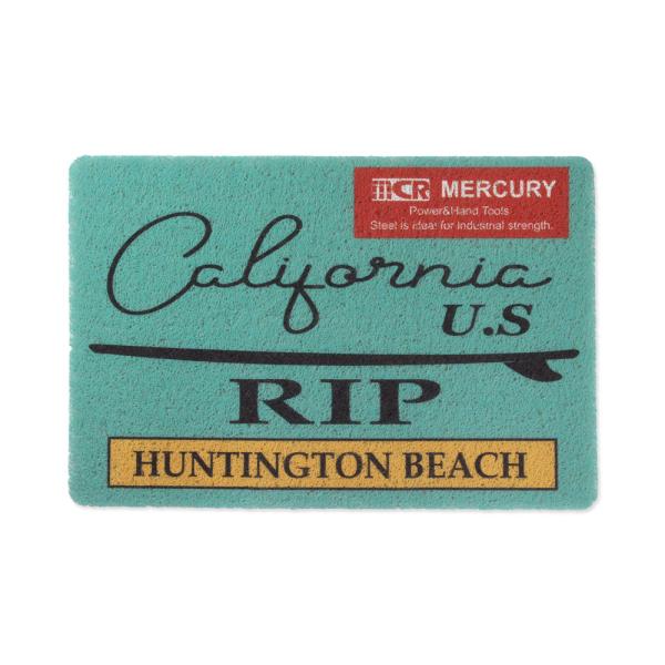 マーキュリー 玄関マット 屋外 室内 滑り止め おしゃれ フロアーマット アメリカン サーフィン イ...