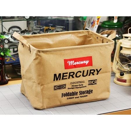 マーキュリー キャンバスバスケット 小物入れ CDケース入れ 収納 植物 アメリカ レクタングルボッ...