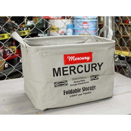 マーキュリー キャンバスバスケット 収納 カゴ おしゃれ ランドリーバスケット アメリカ サイズM ...