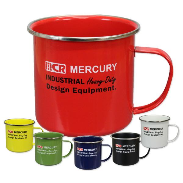 マーキュリー マグカップ 大きい おしゃれ アメリカン キャンプ アウトドア MERCURY エナメ...