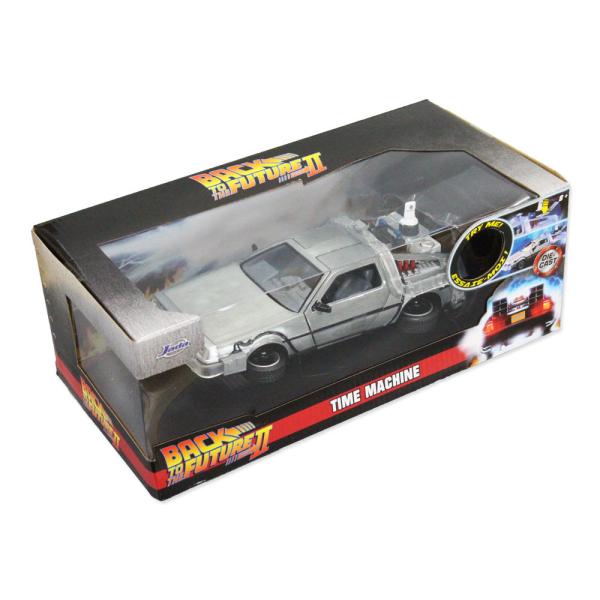 バックトゥザフューチャー ミニカー デロリアン タイムマシン 1:24 BACK TO THE FU...
