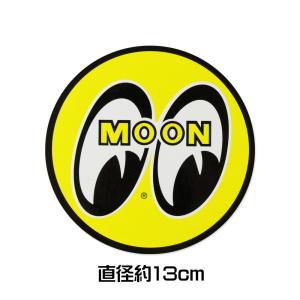 ムーンアイズ ステッカー 車 アメリカン おしゃれ バイク ヘルメット かっこいい ホットロッド Mooneyes アイボール 直径１３cm メール便ok Sc Dm009 Mon Mo 098 U S Junkyard 通販 Yahoo ショッピング