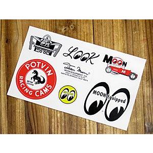 ムーンアイズ ステッカーセット 車 アメリカン おしゃれ バイク