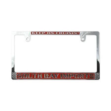 ナンバーフレーム ナンバープレート フレーム ライセンスフレーム カスタム 車 高速有鉛 3D クロ...