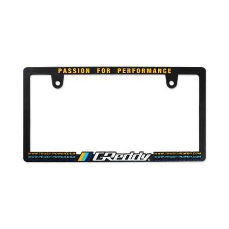 TRUST GReddy  ナンバーフレーム ナンバープレート フレーム ライセンスフレーム カーア...