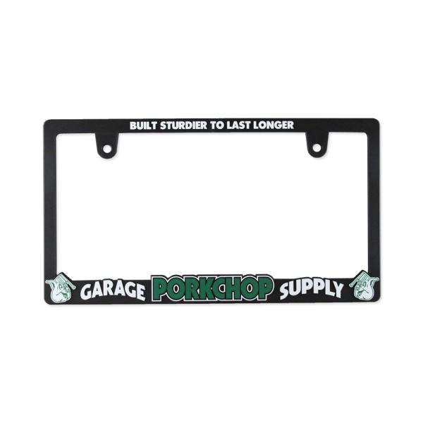 ポークチョップ ナンバーフレーム ナンバープレート フレーム ライセンスフレーム ブラック PORK...