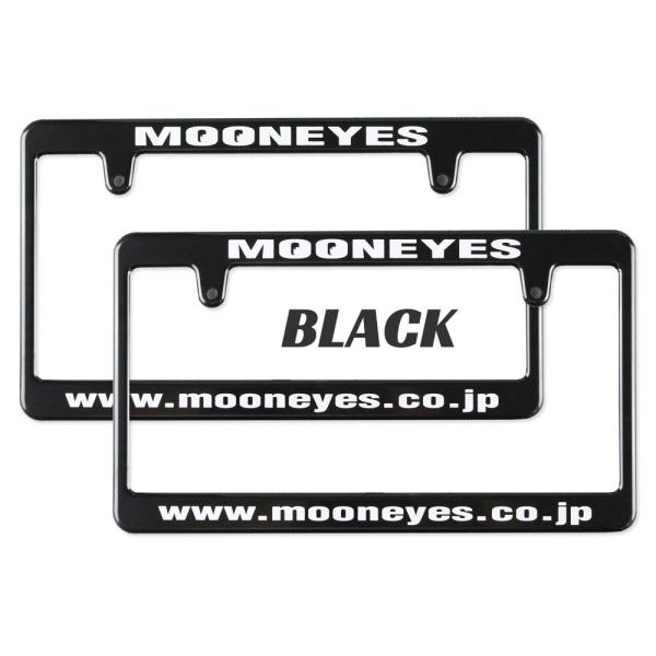 ムーンアイズ ナンバーフレーム ナンバープレート フレーム MG058 ブラック MOONEYESロ...