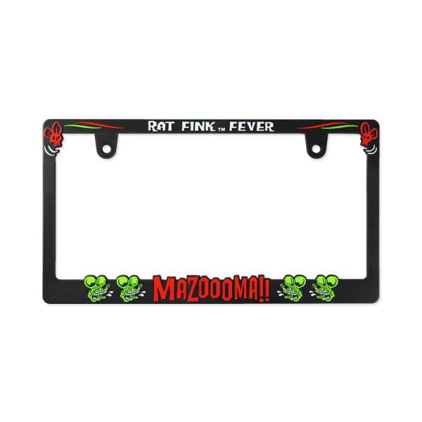 ラットフィンク ナンバーフレーム ナンバープレート フレーム ライセンスフレーム ブラック RATF...