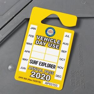 た　US製【 Parking Permit】8枚＠パーミット送料無料 パーキングパーミットタグ カー用品 ルームミラー 飾り PARKING PERMIT