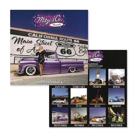カレンダー 2026年版 セクシー 壁掛け ピンナップガール アメ車 バイク ホットロッド アメリカ...