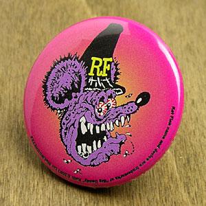 ラットフィンク 缶バッチ キャラクター アメリカ ホットロッド