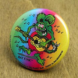 RAT FINK（ラットフィンク） 缶バッジ 缶バッチ おしゃれ かっこいい