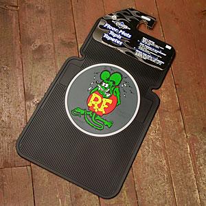 ラットフィンク（RAT FINK） カーマット（車用マット） フロント用 2枚組