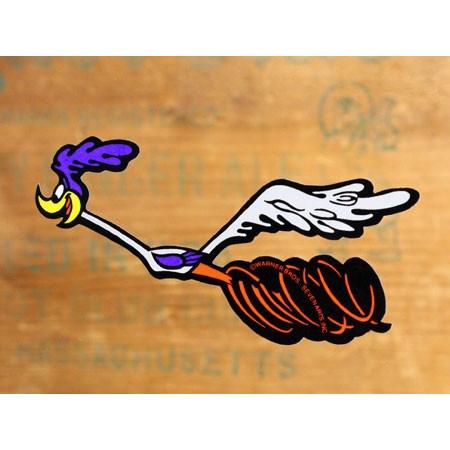 ロードランナー ステッカー ルーニー・テューンズ 車 アメリカン キャラクター バイク ヘルメット ...