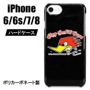 クレイスミス iPhone ケース iPhone8/7/6/6s カバー ジャケット キャラクター アメリカ バイカー ホットロッド ClaySmith ブラック メール便OK＿SA-CSG022BK-MON