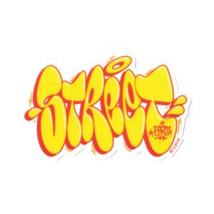 100円ステッカー アメリカン おしゃれ かっこいい 車 バイク スマホ アウトドア キャンプ ス−ツケース グラフィティ ストリート STREET