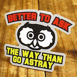 ステッカー 車 アメリカン おしゃれ バイク ヘルメット かっこいい 動物 ふくろう 鳥 迷うより道を聞け メール便ok Sc Ps055 Sxw Sc 1040 U S Junkyard 通販 Yahoo ショッピング
