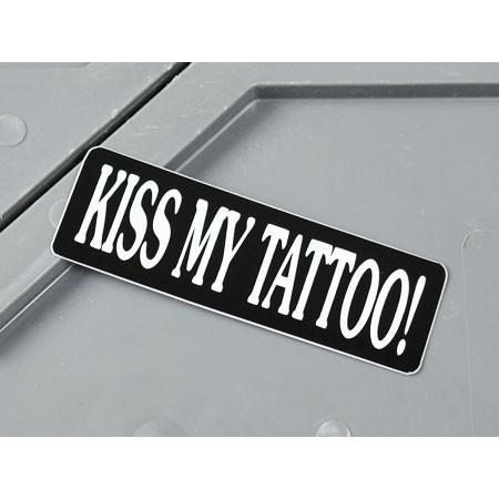 ステッカー ヘルメット 車 アメリカン おしゃれ バイク かっこいい KISS MY TATTOO！...