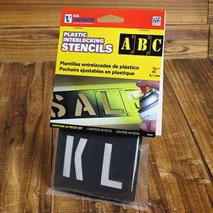 ステンシルシート ステンシルプレート ステンシル アルファベット ミリタリー DIY プラスチック製...