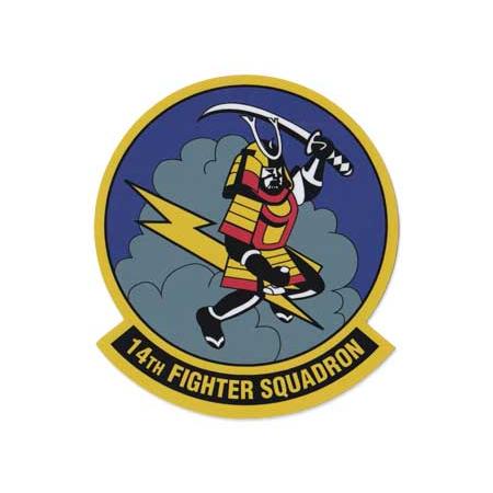 ステッカー ミリタリー アメリカン おしゃれ かっこいい 車 バイク 三沢基地 アメリカ空軍 第14...