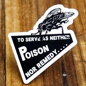 ステッカー 車 アメリカン おしゃれ バイク ヘルメット かっこいい ハエ 動物 毒にも薬にもならぬ メール便ok Sc Ps190 Sxw Sc 1642 U S Junkyard 通販 Yahoo ショッピング