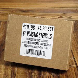 ステンシルシート ステンシルプレート ステンシル アルファベット ミリタリー DIY プラスチック製...