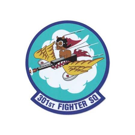 ステッカー ミリタリー アメリカン おしゃれ かっこいい 車 バイク アメリカ空軍 第301戦闘飛行...