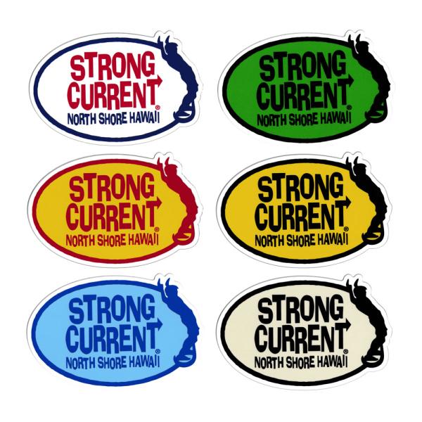 ストロングカレント ステッカー ハワイ アメリカン サーフィン 車 バイク おしゃれ かっこいい ハ...