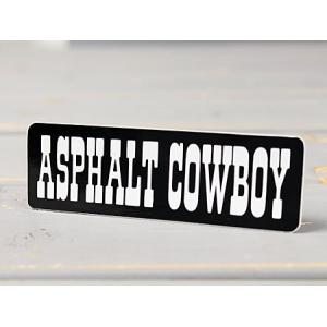 ステッカー ヘルメット 車 アメリカン おしゃれ バイク かっこいい ASPHALT COWBOY アスファルトのカウボーイ｜planfirst