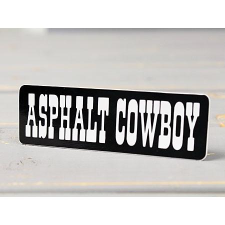 ステッカー ヘルメット 車 アメリカン おしゃれ バイク かっこいい ASPHALT COWBOY ...