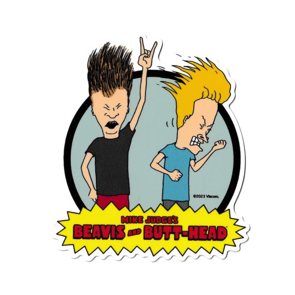ビーバス・アンド・バットヘッド ステッカー アメリカン 面白い おしゃれ キャラクター アメリカ M...