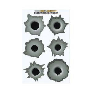 ガラスバレットホール ステッカー 弾痕 弾丸 ミリタリー アメリカン