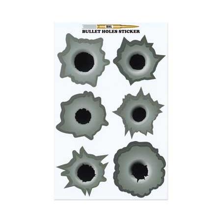 バレットホール 弾痕 ステッカー 弾丸 ミリタリー アメリカン 面白い いたずら ジョーク スマホ ...