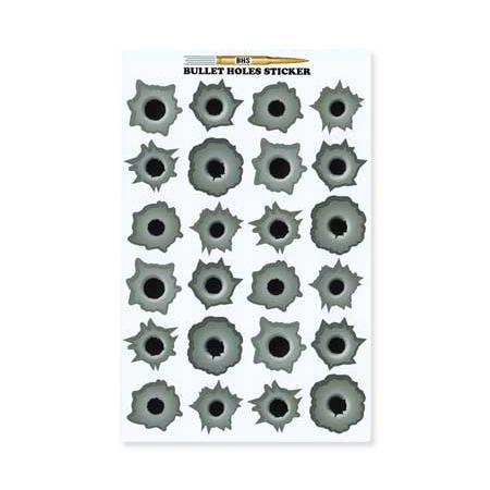 バレットホール 弾痕 ステッカー 弾丸 ミリタリー アメリカン 面白い いたずら ジョーク スマホ ...