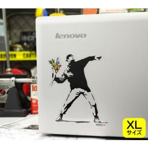 バンクシー ステッカー シール パソコン ウォ...の詳細画像3