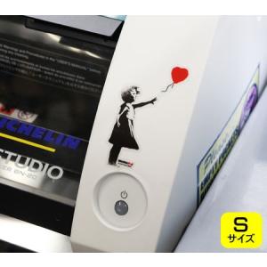 バンクシー ステッカー パソコン ウォールステ...の詳細画像3