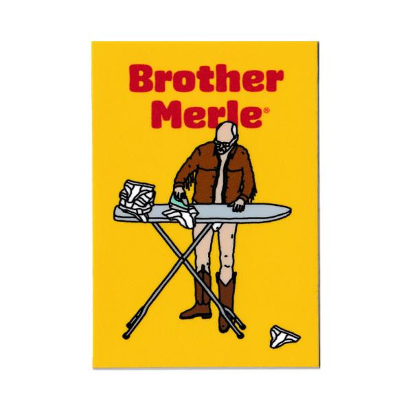 ブラザーマール BROTHER MERLE ステッカー 面白い スケボー おしゃれ ストリート アメ...