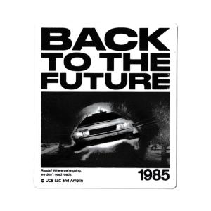 バックトゥザフューチャー Back to the Future デロリアン ステッカー アメリカン かっこいい おしゃれ 車 バイク スーツケース BTF 1985｜planfirst