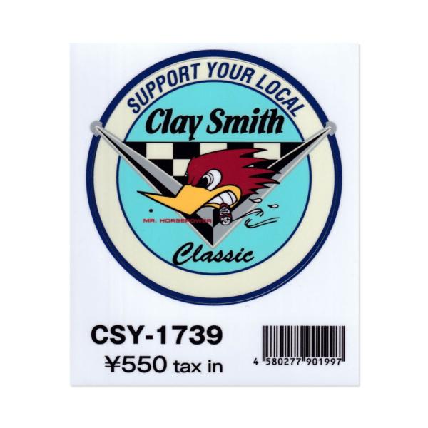 クレイスミス ステッカー 車 アメリカン キャラクター おしゃれ バイク ヘルメット かっこいい ホ...