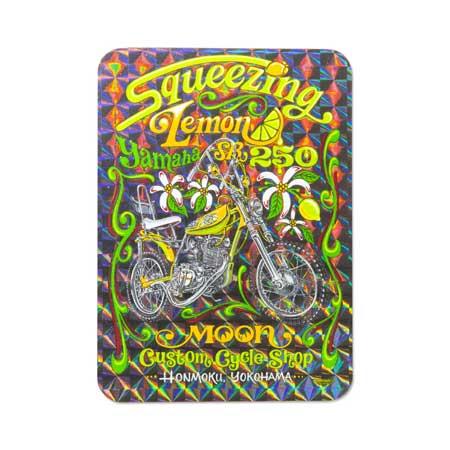 ムーンアイズ ステッカー おしゃれ スマホ アメリカン かっこいい キラキラ バイク 車 ホットロッ...