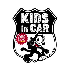 フィリックスザキャット ステッカー 子供乗ってます アメリカン アメリカ キャラクター 猫 KIDS in CARの商品画像