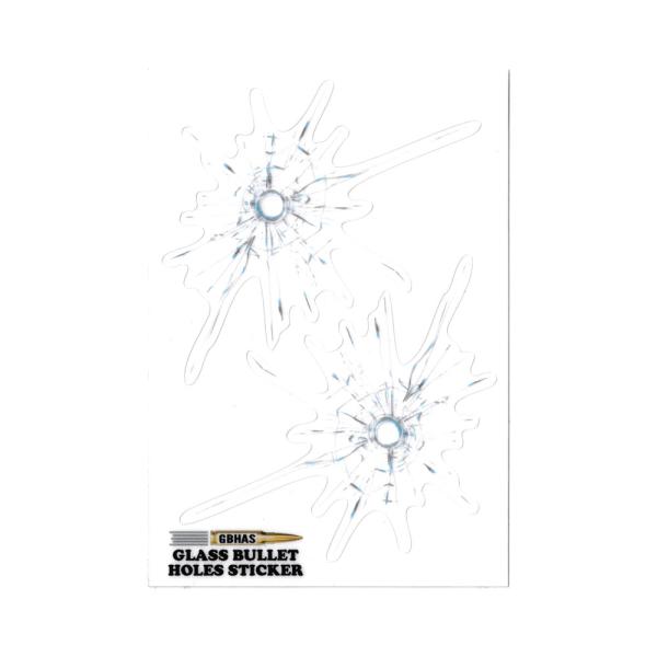 ガラスバレットホール ステッカー 弾痕 弾丸 ミリタリー アメリカン いたずら 面白い スマホ 車 ...