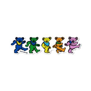 グレイトフルデッド ステッカー アメリカン おしゃれ かっこいい ロック 音楽 ミュージシャン GRATEFUL DEAD DANCING BEARS｜planfirst