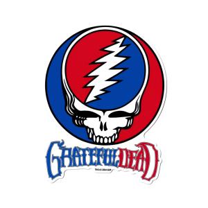 グレイトフルデッド ステッカー アメリカン おしゃれ かっこいい ロック 音楽 ミュージシャン スカル アメリカン雑貨 GRATEFUL DEAD ロゴ｜planfirst