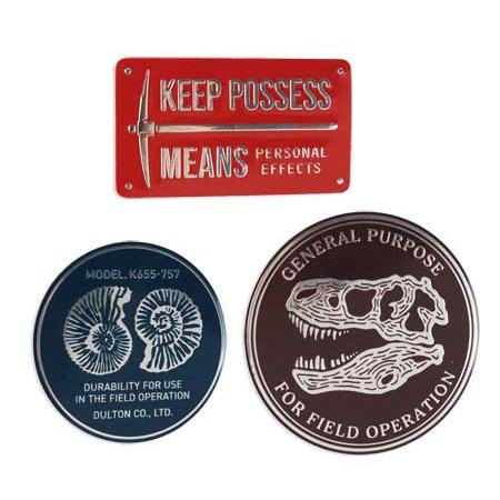 ダルトン DULTON ステッカー おしゃれ アメリカン かっこいい 車 バイク アルミ製 アルミニ...