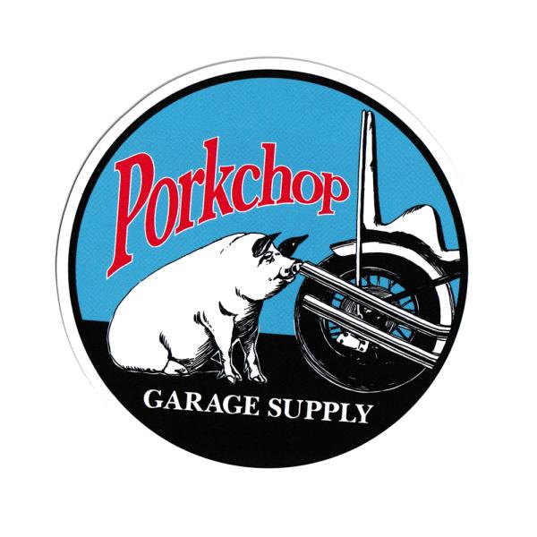 ポークチョップ ステッカー アメリカン パロディ 車 バイク おしゃれ かっこいい アメカジ アメ車...
