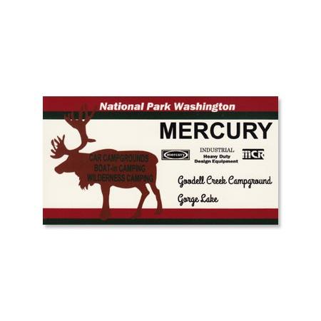 マーキュリー ステッカー アウトドア アメリカン ブランド おしゃれ 車 スーツケース バイク かっ...