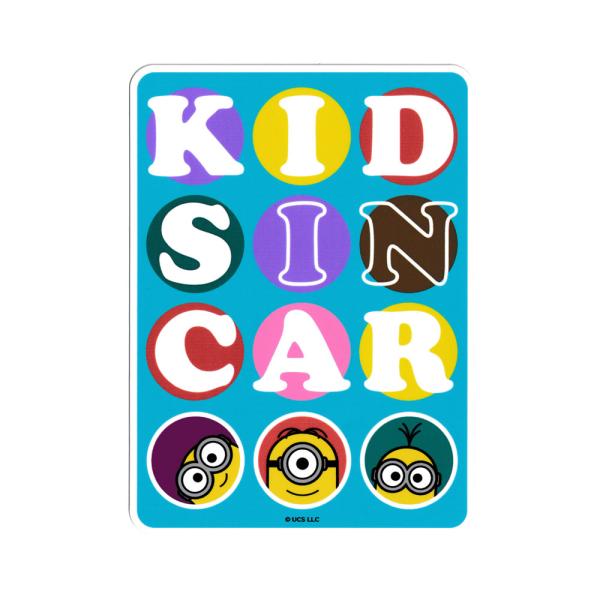 ミニオンズ ステッカー アメリカン キャラクター アメリカ 車 子供 乗ってます Minions K...